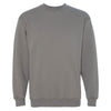 Bayside Men's Charcoal USA-Made Crewneck Sweatshirt