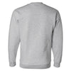 Bayside Men's Dark Ash USA-Made Crewneck Sweatshirt