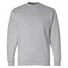 Bayside Men's Dark Ash USA-Made Crewneck Sweatshirt