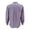 Vantage Men's Purple/White Easy-Care Gingham Check Shirt