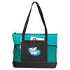 Gemline Turquoise Select Zippered Tote