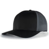 Pacific Headwear Black/Graphite/Black Trucker FlexFit Snapback Cap