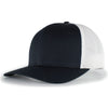 Pacific Headwear Navy/White/Navy Trucker FlexFit Snapback Cap