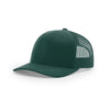 Richardson Dark Green Mesh Back Solid Trucker Hat