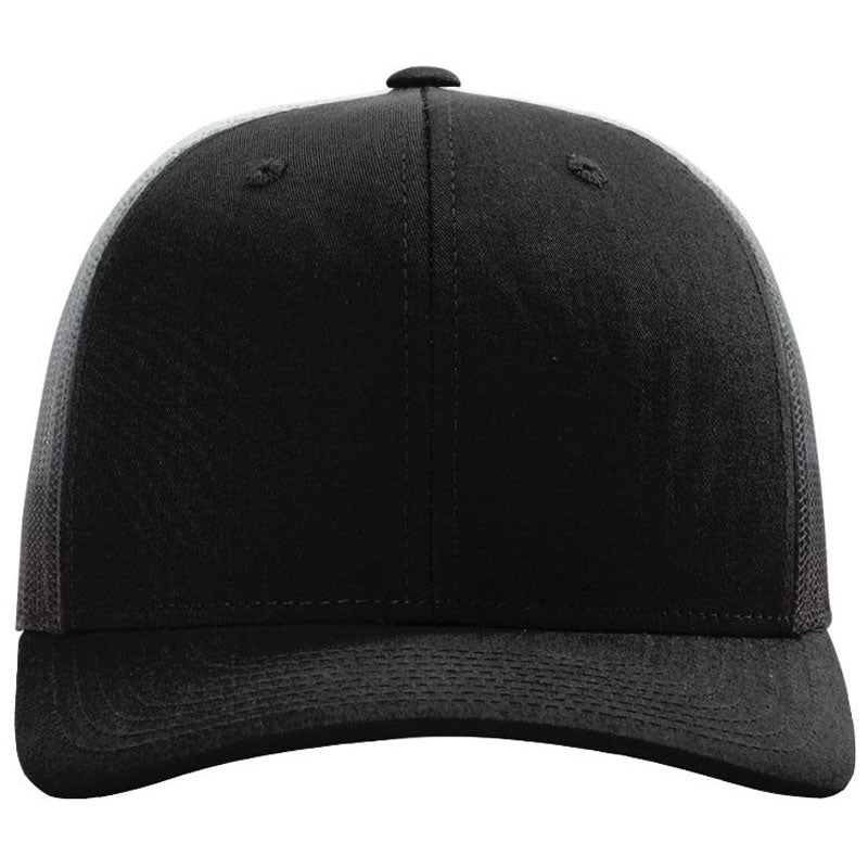 Richardson Black/White Fade Printed Mesh Trucker Hat