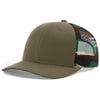 Richardson Loden/Green Camo Printed Mesh Trucker Hat