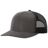 Richardson Charcoal/Black Split Fremont Trucker Hat