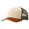 Richardson Cream/Loden/Dark Orange Low Pro Trucker Hat