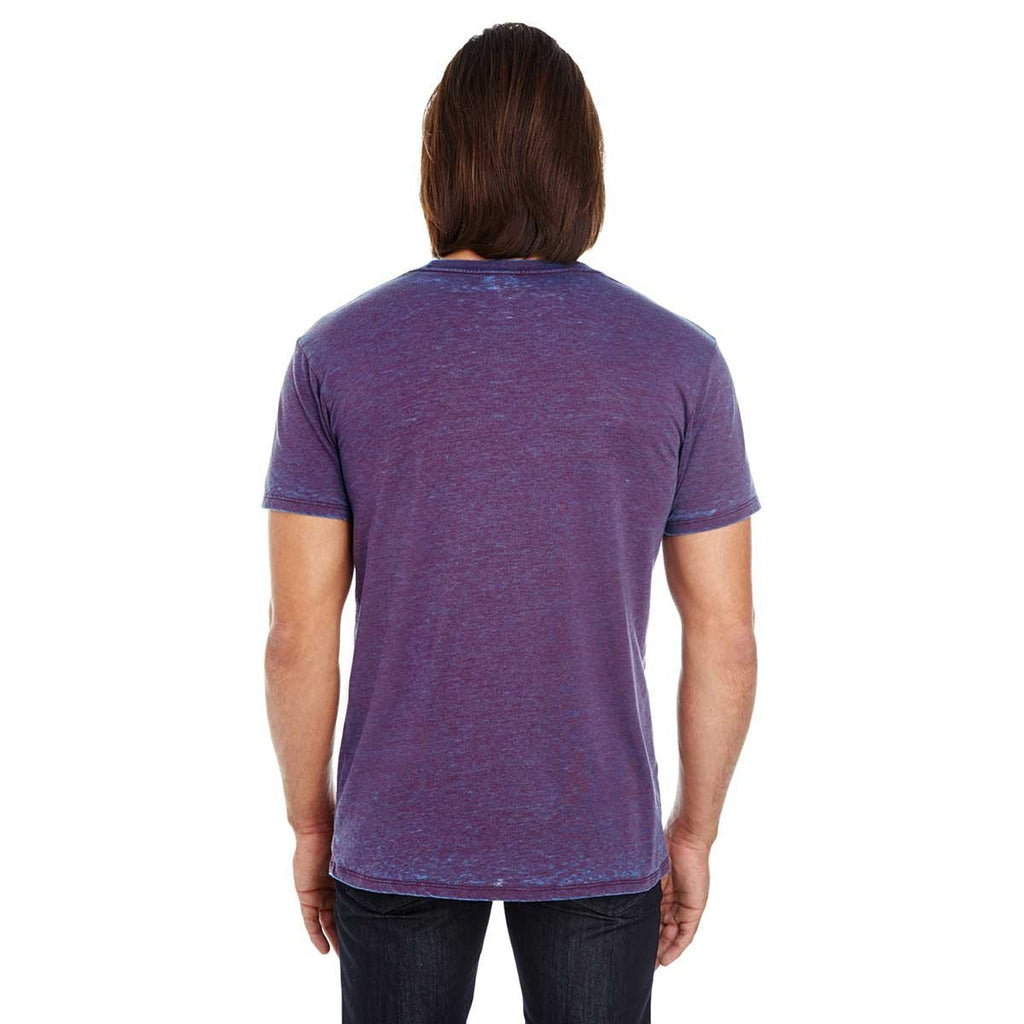 Threadfast Unisex Berry Cross Dye Short-Sleeve T-Shirt