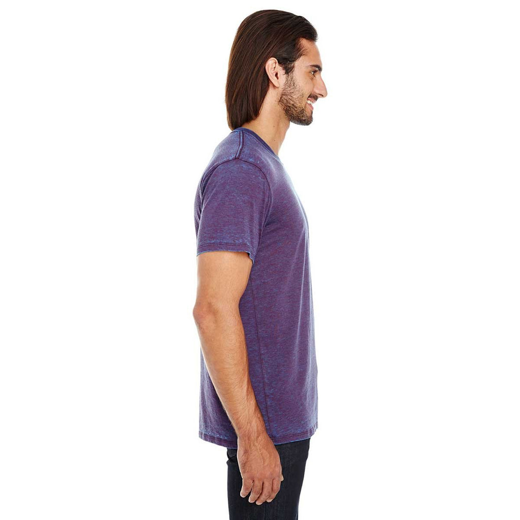 Threadfast Unisex Berry Cross Dye Short-Sleeve T-Shirt