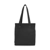 Gemline Black Colbie Collapsible Cotton Tote