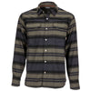 SIMMS Men's Carbon Stripe Gallatin Flannel Long Sleeve Shirt