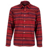 SIMMS Men's Auburn Red Stripe Gallatin Flannel Long Sleeve Shirt