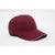 Pacific Headwear Maroon/White Velcro Adjustable Brushed Twill Cap With Sandwich Visor