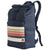 Marine Layer Navy/White Multi Stripe Roll Top Backpack