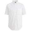 Edwards Men's White Comfort Stretch Poplin