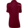 Under Armour Women's Maroon/White Colorblock Polo