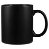 ETS Matte Black C-Handle Ceramic Mug 12 oz
