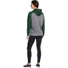 Under Armour Women's Carbon Heather/Forest Green Storm AF Colorblock Hoodie