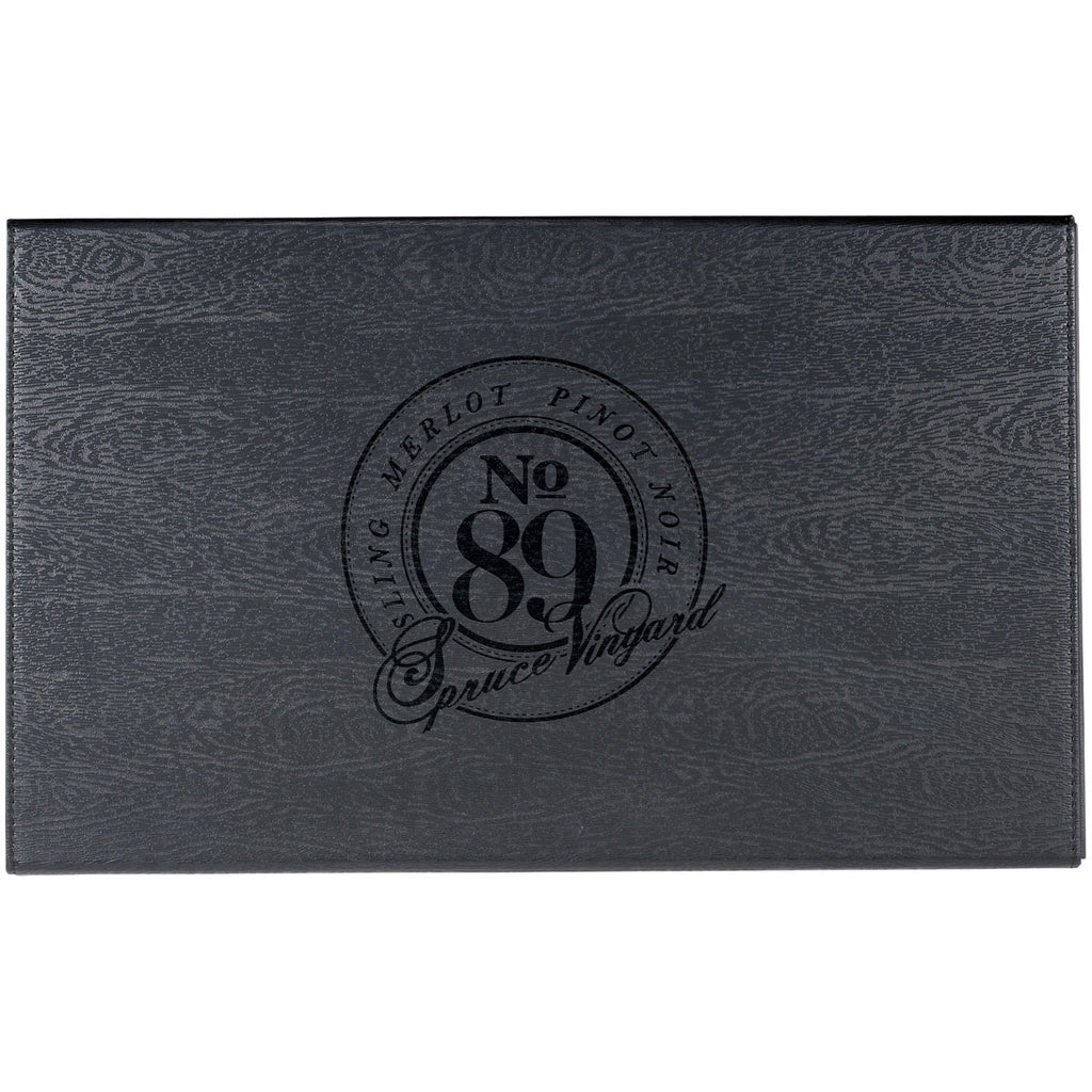 Laguiole Black Kitchen Knife & Cutting Board Set