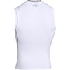 Under Armour Men's White HeatGear Armour Sleeveless Compression Shirt