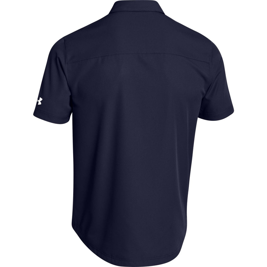 Under Armour Men's Navy Ultimate S/S Button Down Shirt