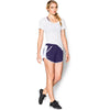 Under Armour Women's Purple/White/Reflective Fly By Short