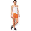 Under Armour Women's Orange-White-Reflective Fly By Short