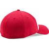 Under Armour Red/White Color Blocked Blitzing Cap