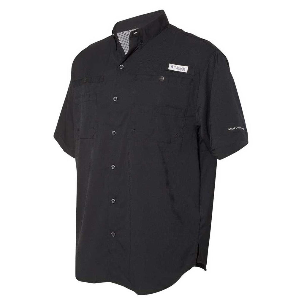 Columbia Black Tamiami II Short Sleeve Shirt