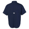 Columbia Men's Collegiate Navy Tamiami II Short Sleeve Shirt