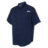 Columbia Men's Collegiate Navy Tamiami II Short Sleeve Shirt