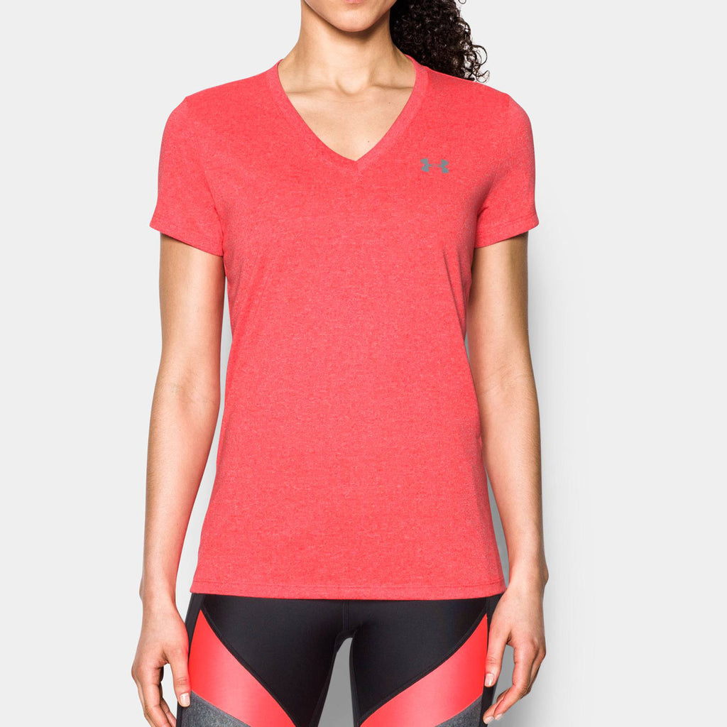 Under Armour Women's Marathon Red Threadborne Twist T-Shirt