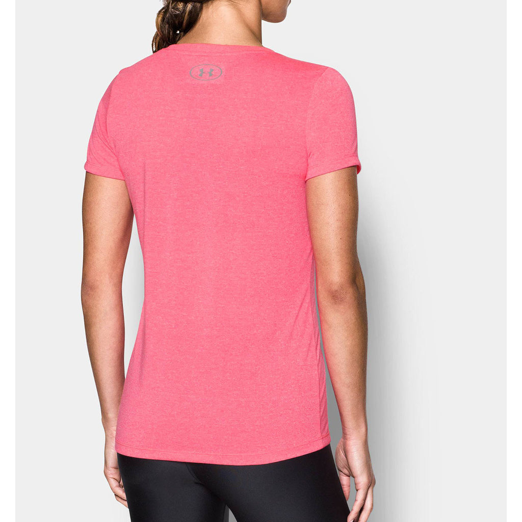Under Armour Women's Pink Threadborne Twist T-Shirt