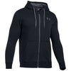 Under Armour Men's Black Rival Fitted Full Zip Hoodie
