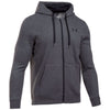 Under Armour Men's Carbon Heather Rival Fitted Full Zip Hoodie