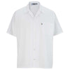 Edwards Men's White Button Front Shirt with Mesh Back