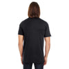 Threadfast Unisex Black Pigment Dye Short-Sleeve T-Shirt