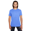 Threadfast Unisex Blue Violet Pigment Dye Short-Sleeve T-Shirt