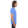 Threadfast Unisex Blue Violet Pigment Dye Short-Sleeve T-Shirt