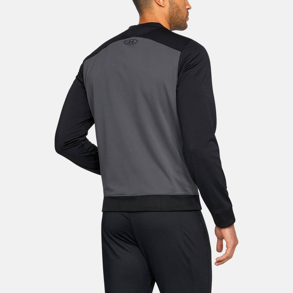Under Armour Challenger II Fitted Black Track Jacket 1314556 Mens