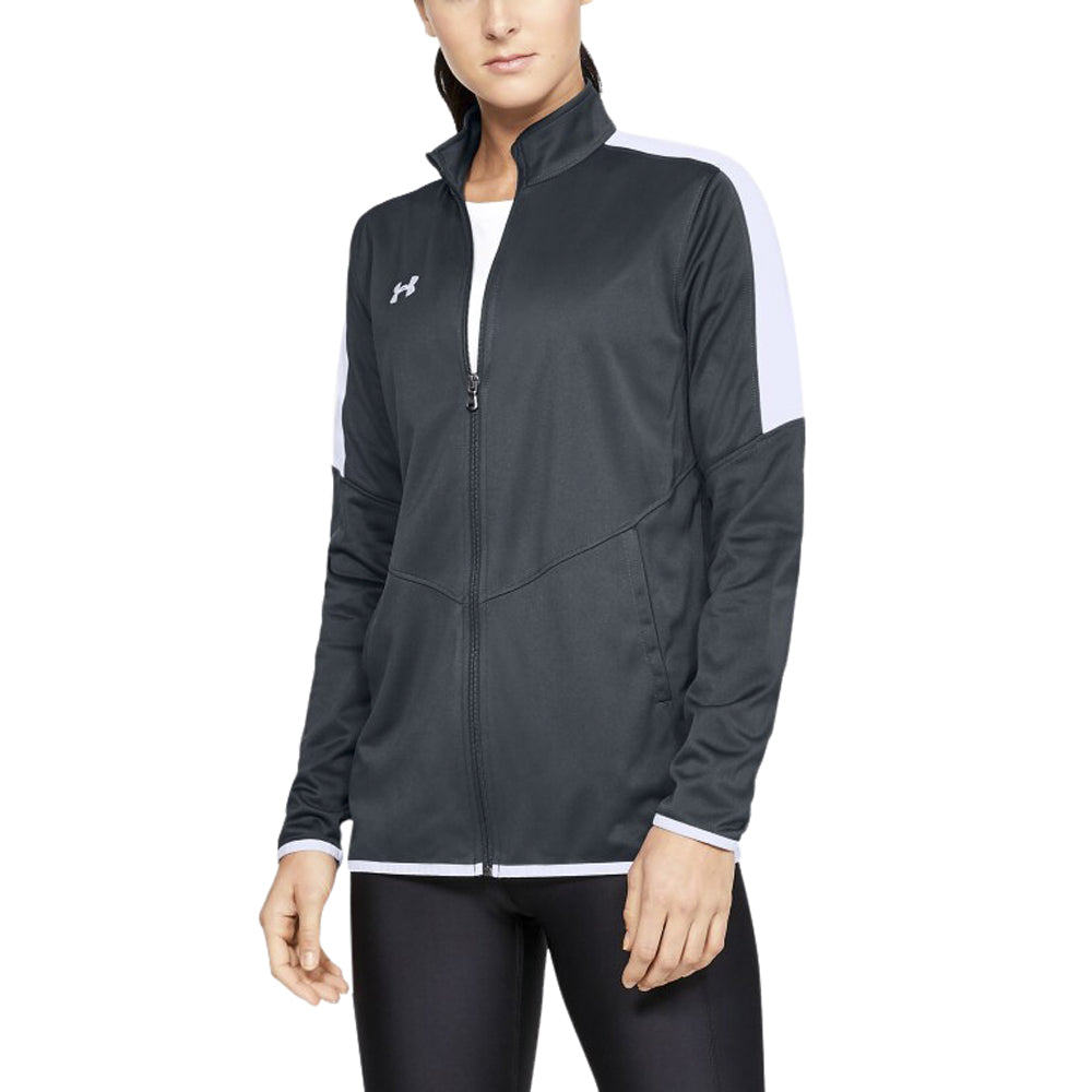 Under Armour Women's Stealth Grey Rival Knit Jacket