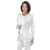 Cherokee Women's White LUXE Classic Warm-Up Jacket