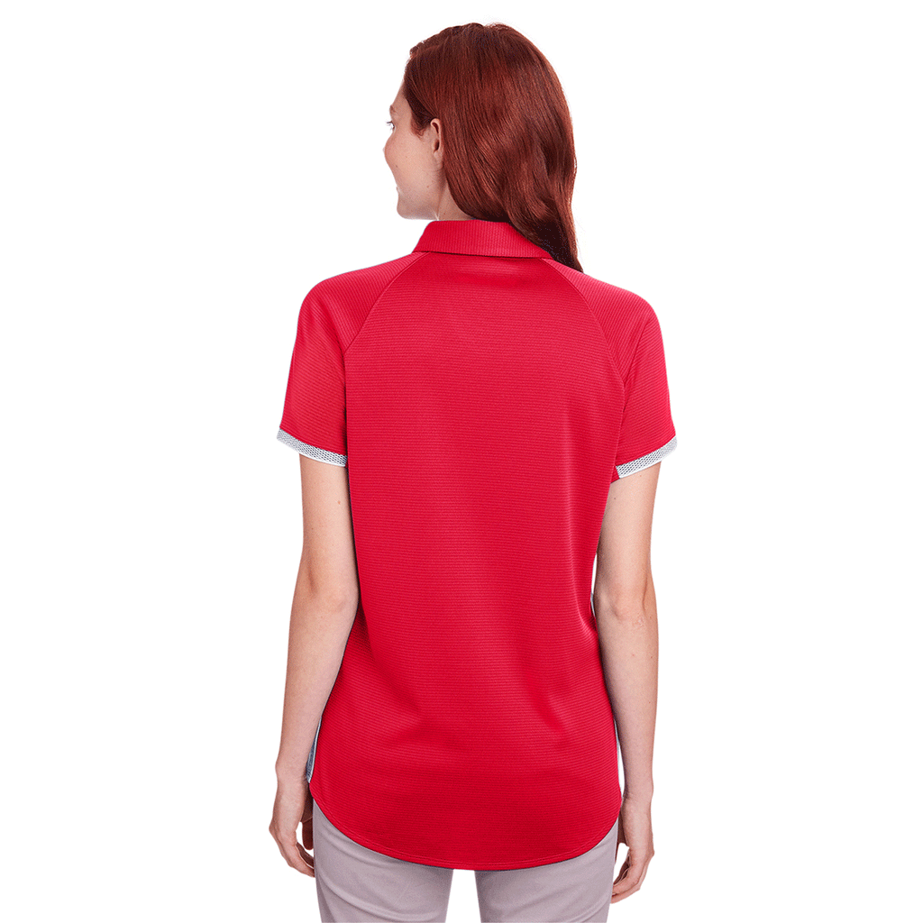Rally Under Armour Women's Red Corporate Rival Polo