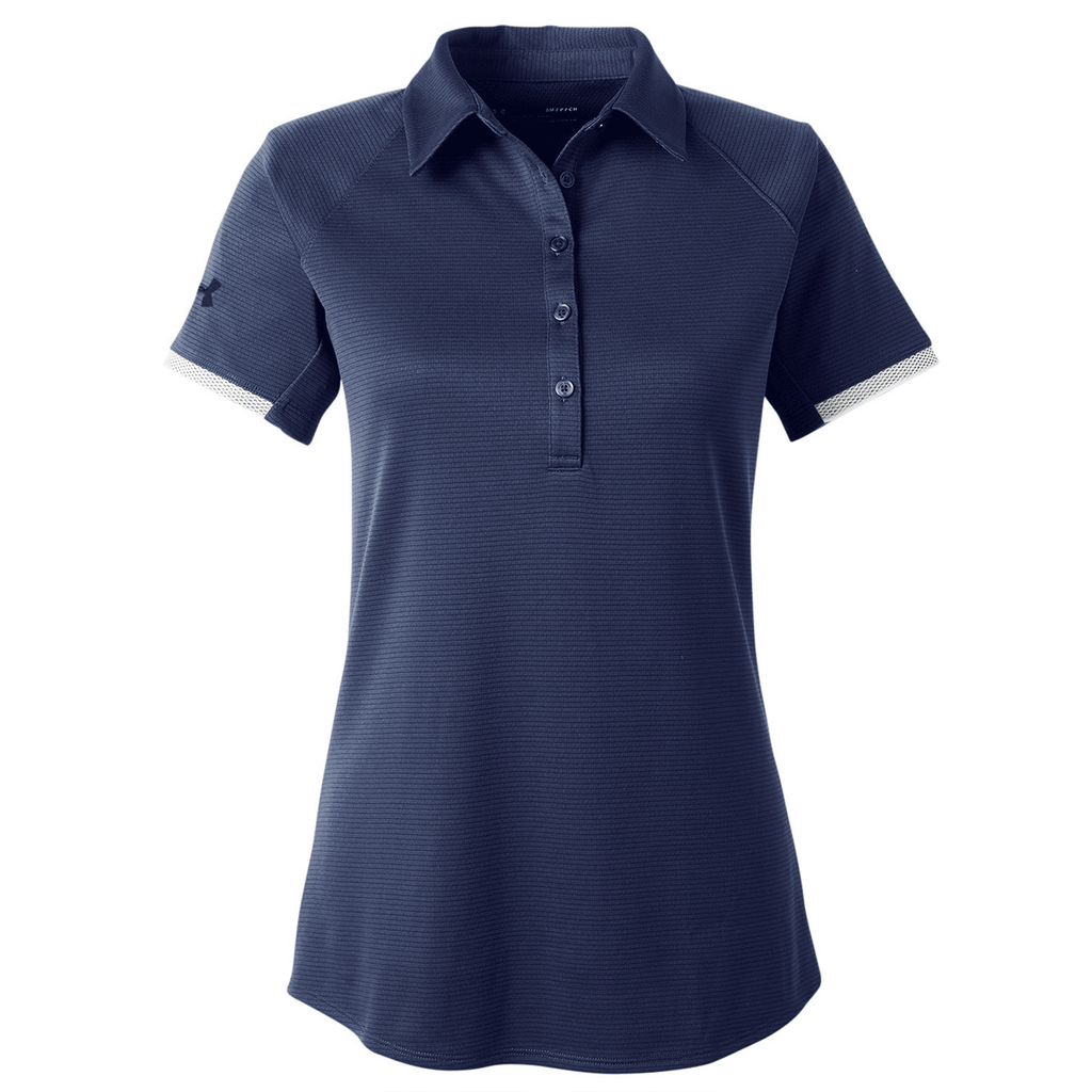Rally Under Armour Women's Navy Corporate Rival Polo