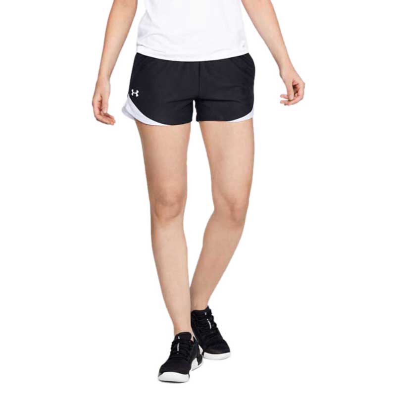 Under Armour Women's Maquina 3.0 Shorts, (001) Black / / White, Medium at   Women's Clothing store