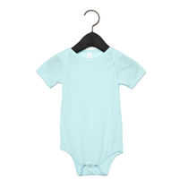 Bella + Canvas Infant Ice BlueTriblend Short-Sleeve One-Piece