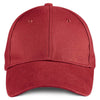 Anvil Red Solid Brushed Twill Cap