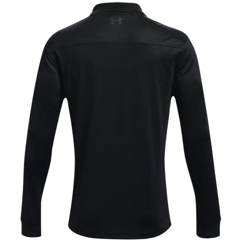 Under Armour Men's Black/Dark Navy Blue AFS - Deprecated/Black Tacticle Performance Polo 2.0 Long Sleeve