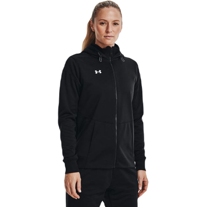 Under Armour Women's Black Fleece Storm Full Zip - Main Image